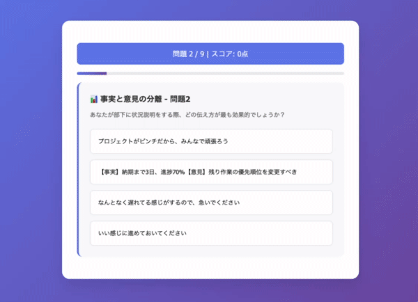 コミュニケーション力向上ゲーム
