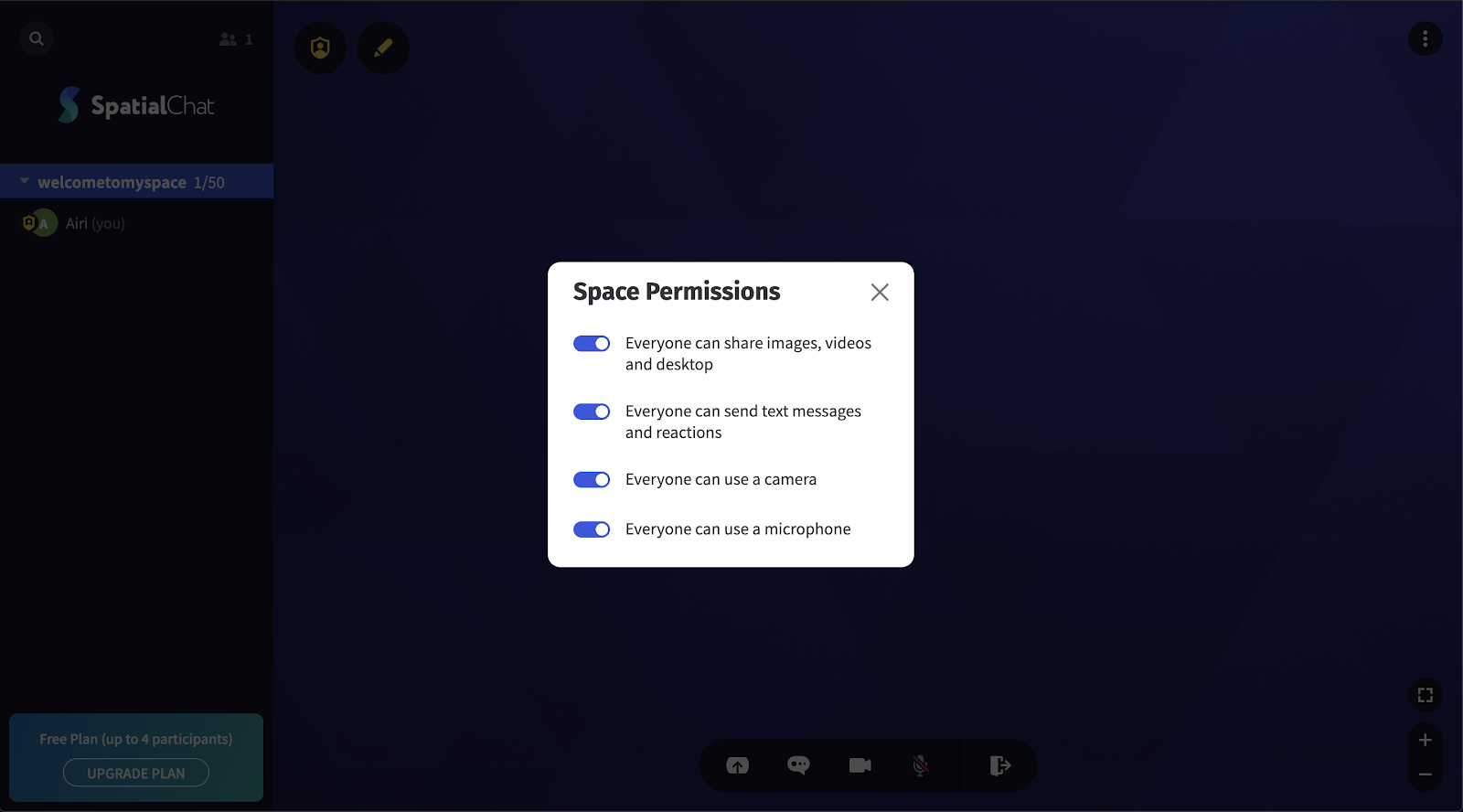 Spatial.Chat(スペチャ)最新情報!画面背景やホストの仕方や使い方