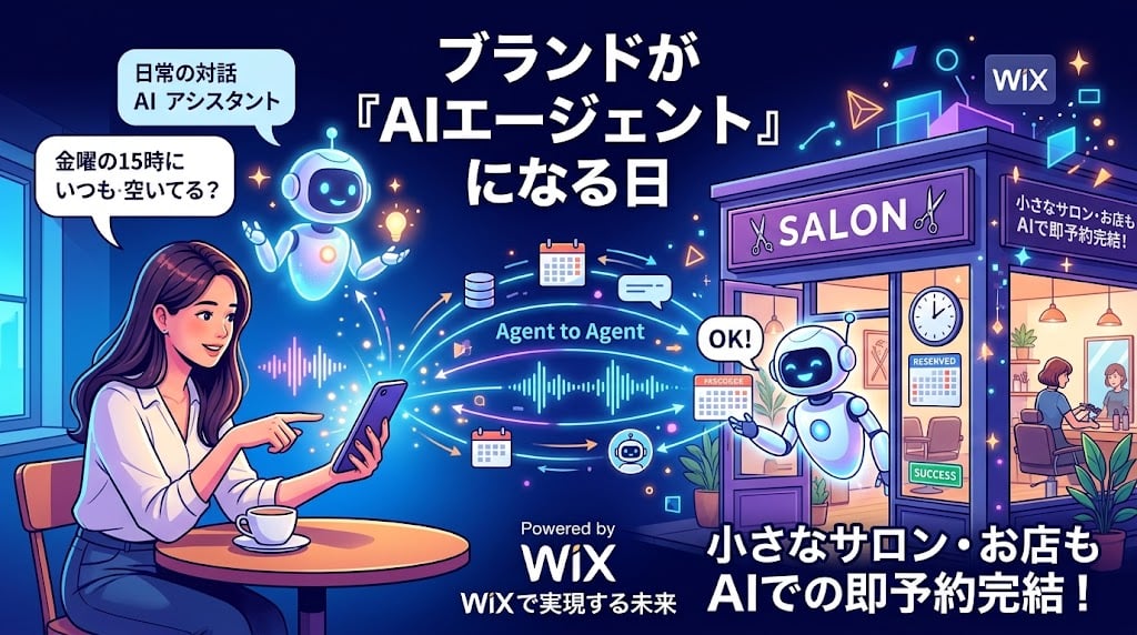 ブランドがAIエージェントになる未来〜Wixが拓く小さな店舗のAI活用〜
