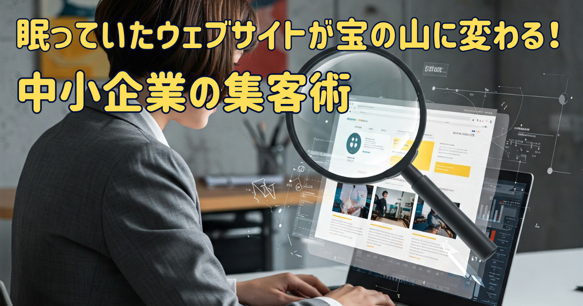 中小企業が今日から取り組むべき“集客できるWebサイト”のつくり方