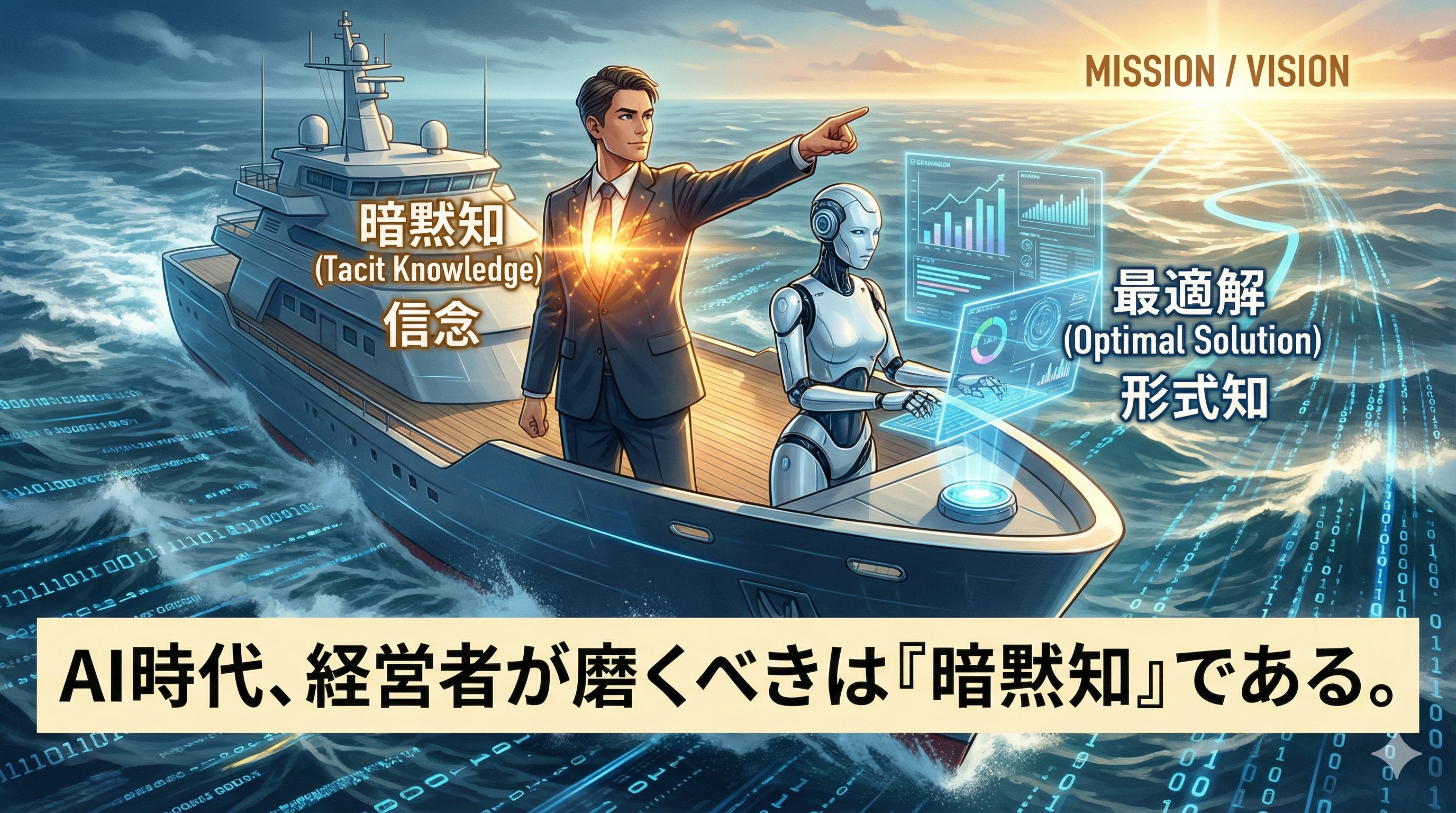 AI時代、経営者が磨くべきは「暗黙知」である。2026年のAI経営戦略論